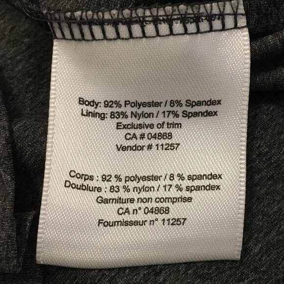 MEC Grey Racer Back Inbuilt Bra Tank Top - Picture 12 of 16